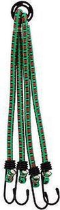 Snelbinders - Groen / Zwart - Spanelastiek - 60cm - Fiets - Bagage Snelbinders - Groen / Zwart - Spanelastiek - 60cm - Fiets - Bagage