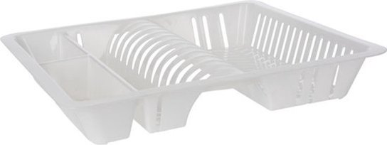 Afdruiprek JAPIE - Wit - Kunststof - Afwas - 45 x 40 x 9 cm Afdruiprek JAPIE - Wit - Kunststof - Afwas - 45 x 40 x 9 cm
