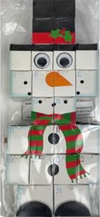 Kerst Adventskalender - Sneeuwpop - 41 x 17 cm - Met 24 Geschenken - Speelgoed - Limited Edition - 3+ Kerst Adventskalender - Sneeuwpop - 41 x 17 cm - Met 24 Geschenken - Speelgoed - Limited Edition - 3+