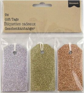 Glitter Cadeau Tags - Multicolor - Glitter - Papier - 3.5 x 7.5 cm Glitter Cadeau Tags - Multicolor - Glitter - Papier - 3.5 x 7.5 cm