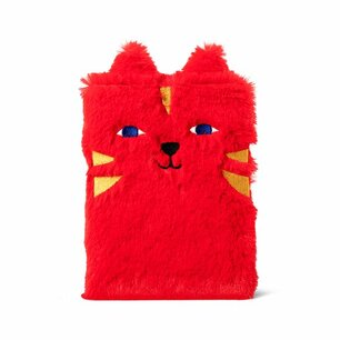 Superzacht Notitieboek Kat - Rood - Polyester / Papier - Cadeau Tip - Gelinieerd - 80 Pagina's Superzacht Notitieboek Kat - Rood - Polyester / Papier - Cadeau Tip - Gelinieerd - 80 Pagina's