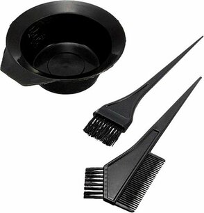 Haarverfset - Zwart - Kunststof - Haar Tools - Haarverf - benodigdheden - Kapper Tools - 3 Delig Haarverfset - Zwart - Kunststof - Haar Tools - Haarverf - benodigdheden - Kapper Tools - 3 Delig