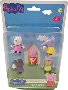 Peppa Pig Figuurtjes Toppeez - 5 Pack - 3+ jaar - Toppers - Speelgoed - Kinderen - Cadeau - Sinterklaas - Kerst Peppa Pig Figuurtjes Toppeez - 5 Pack - 3+ jaar - Toppers - Speelgoed - Kinderen - Cadeau - Sinterklaas - Kerst