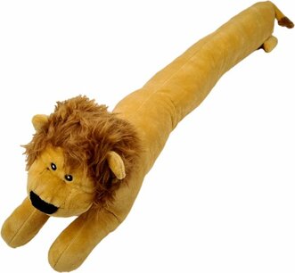 Leeuw Anti Tocht Dier - Oranje - Polyester - Tocht Stopper / Tochtrol - 90 cm Leeuw Anti Tocht Dier - Oranje - Polyester - Tocht Stopper / Tochtrol - 90 cm