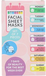 7 Days mask - 7 dagen gezicht masker - Multicolor - Set van 7 7 Days mask - 7 dagen gezicht masker - Multicolor - Set van 7