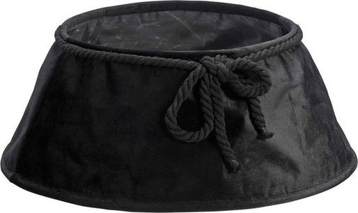 Luxe Velvet Kerstboomrok HEAVEN - Zwart / All black - Zacht Velvet / Fluweel - Kerstboom Mand - Polyester - Ø 40 x 60 x 25 cm Luxe Velvet Kerstboomrok HEAVEN - Zwart / All black - Zacht Velvet / Fluweel - Kerstboom Mand - Polyester - Ø 40 x 60 x 25 cm
