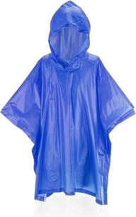 Nood Poncho voor volwassenen - Blauw - Kunststof - One size - Set van 2 Nood Poncho voor volwassenen - Blauw - Kunststof - One size - Set van 2