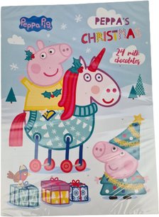 Peppa Pig Adventskalender - Kerst - Multicolor - Melk Chocolade - 24 Vakjes Peppa Pig Adventskalender - Kerst - Multicolor - Melk Chocolade - 24 Vakjes