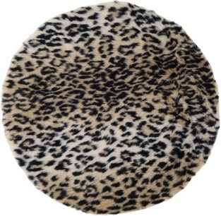 Decoratie Panter Kleedje - Zwart / Bruin - Polyester - Rond - Ø 40 cm Decoratie Panter Kleedje - Zwart / Bruin - Polyester - Rond - Ø 40 cm