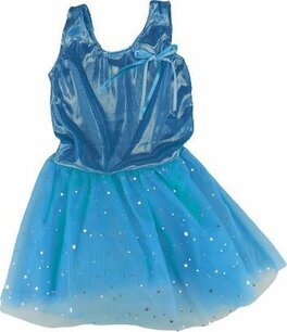 Prinsessenjurk - Blauw - Polyester - 5 tot 7 jaar
