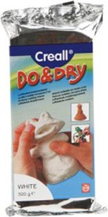 Creall Do & Dry klei - 500g - Wit - Set van 2 Creall Do & Dry klei - 500g - Wit - Set van 2