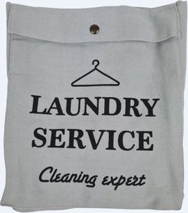 Waszak met sluitkoord DEAN - Laundry bag - Waszak - Textiel - Grijs/Wit - 53 x 15.5 x 65cm Waszak met sluitkoord DEAN - Laundry bag - Waszak - Textiel - Grijs/Wit - 53 x 15.5 x 65cm