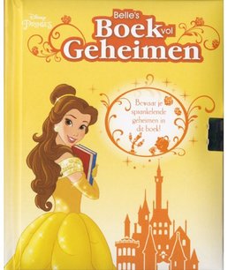 Disney Belle's Boek vol Geheimen met slot - Geel / Oranje - Hardcover - Invulboek - 20 x 16 cm - 3+ Disney Belle's Boek vol Geheimen met slot - Geel / Oranje - Hardcover - Invulboek - 20 x 16 cm - 3+