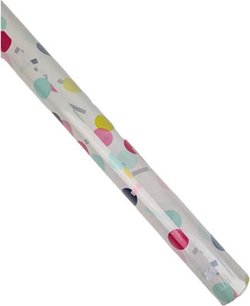 Cadeaupapier - Inpakpapier - Stippen patroon - Multicolor - Metaalfolie - 70 x 200 cm - Set van 2 - Feestdagen - Sinterklaas Cadeaupapier - Inpakpapier - Stippen patroon - Multicolor - Metaalfolie - 70 x 200 cm - Set van 2 - Feestdagen - Sinterklaas
