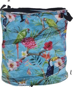 Tuin afvalzak Tropical - Multicolor - Kunststof - Ø 45 x 55 cm Tuin afvalzak Tropical - Multicolor - Kunststof - Ø 45 x 55 cm