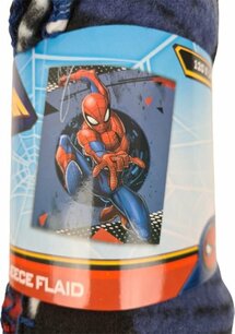Marvel Spiderman Fleece Deken - Rood / Blauw - Plaid - Polyester - 120 x 140 cm Marvel Spiderman Fleece Deken - Rood / Blauw - Plaid - Polyester - 120 x 140 cm