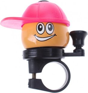 Bike Fun fietsbel - Roze - Metaal - 6cm - Rond Bike Fun fietsbel - Roze - Metaal - 6cm - Rond