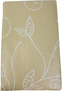 Tafelkleed effe bloem RIENNA - Goud / Wit - Vinyl - 200 x 140 cm - Kleed Tafelkleed effe bloem RIENNA - Goud / Wit - Vinyl - 200 x 140 cm - Kleed
