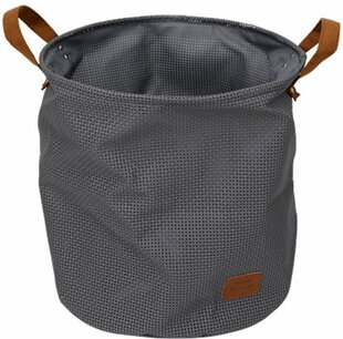 Luxe opbergmand met handvaten DANNY - Grijs - Kunststof - ø 34 x h 35 cm - Opbergmand - Mand - Cadeau - Interieur - Wonen - Huis - Decoratie Luxe opbergmand met handvaten DANNY - Grijs - Kunststof - ø 34 x h 35 cm - Opbergmand - Mand - Cadeau - Interieur - Wonen - Huis - Decoratie