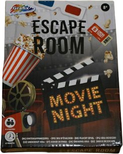 Escape Room spel "Movie Night" - Multicolor - Karton - 2-4 spelers - Ontsnappingsspel - Spel - Kerstcadeau - Spelletjes - Escaperoom Escape Room spel "Movie Night" - Multicolor - Karton - 2-4 spelers - Ontsnappingsspel - Spel - Kerstcadeau - Spelletjes - Escaperoom