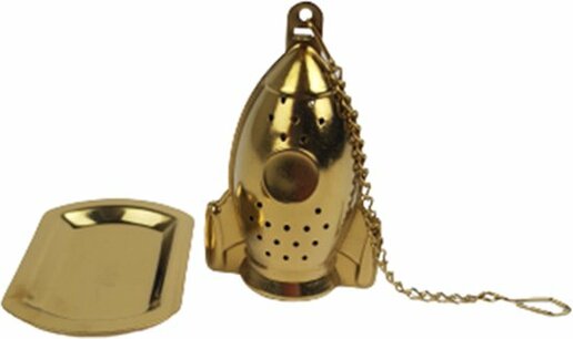 Thee ei Raket - Goud - Metaal - Thee - Theezetten Thee ei Raket - Goud - Metaal - Thee - Theezetten