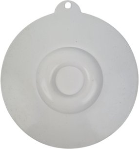 Siliconen Deksel - Stretch Afsluitdeksel voor Vershouden - Wit - Siliconen - Rond - Ø 15 cm Siliconen Deksel - Stretch Afsluitdeksel voor Vershouden - Wit - Siliconen - Rond - Ø 15 cm