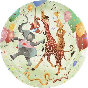 Bordjes MARIO - Giraffe - Olifant - Aap - Cheetah - Set van 8 - Groen - Verjaardag - Feest - Jarig - Eten Bordjes MARIO - Giraffe - Olifant - Aap - Cheetah - Set van 8 - Groen - Verjaardag - Feest - Jarig - Eten