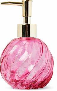 Zeeppomp RUAIRI - Roze / Goud - Glas / Kunststof - 9 x 9 x 15 cm - Zeep - Pomp - Soapdispenser - Handzeep - Handen Wassen - Hygiëne Zeeppomp RUAIRI - Roze / Goud - Glas / Kunststof - 9 x 9 x 15 cm - Zeep - Pomp - Soapdispenser - Handzeep - Handen Wassen - Hygiëne
