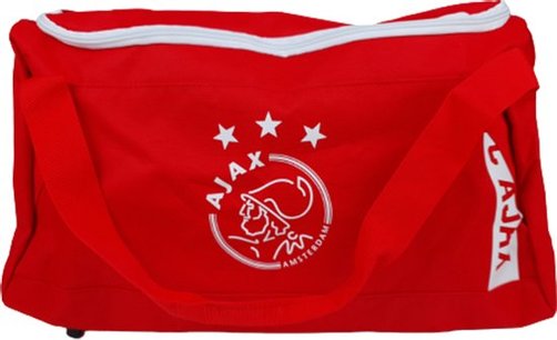 AJAX Sporttas - Rood / Wit - Polyester / Kunststof - Ca. 45 x 30 cm - Voetbal - Voetbalclub - Sporten - AJAX - Sporttas - Tas AJAX Sporttas - Rood / Wit - Polyester / Kunststof - Ca. 45 x 30 cm - Voetbal - Voetbalclub - Sporten - AJAX - Sporttas - Tas