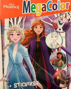 Disney Frozen II kleurboekje met stickers - Multicolor - Kleurboek - Papier - +- 60 pagina's Disney Frozen II kleurboekje met stickers - Multicolor - Kleurboek - Papier - +- 60 pagina's