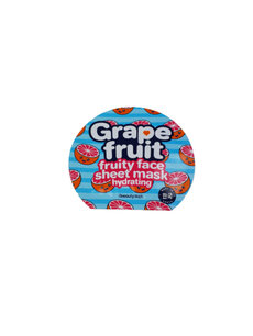 Grape Fruit - Gezichtsmasker KOREA - Oranje / Blauw - Kunststof - One Size - Verwennen - Spa Grape Fruit - Gezichtsmasker KOREA - Oranje / Blauw - Kunststof - One Size - Verwennen - Spa