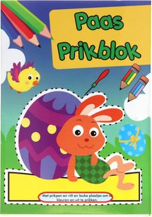 Paas prikblok - Multicolor - Karton / Foam - 15 x 1 x 21 cm - Pasen - Paashaas - Paasei - Knutselen - DIY - Cadeau - Speelgoed Paas prikblok - Multicolor - Karton / Foam - 15 x 1 x 21 cm - Pasen - Paashaas - Paasei - Knutselen - DIY - Cadeau - Speelgoed
