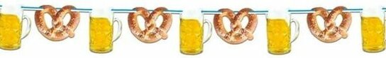Bierslinger oktoberfest - Lichtbruin / Wit - Karton - 5 Meter - Slinger - Feestslinger - Oktober - Feest Bierslinger oktoberfest - Lichtbruin / Wit - Karton - 5 Meter - Slinger - Feestslinger - Oktober - Feest