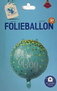 Geboorte Party Ballon - IT IS A BOY - Blauw / Goud - Folieballon - Baby Shower - 1 Stuk - Ophangoogjes Geboorte Party Ballon - IT IS A BOY - Blauw / Goud - Folieballon - Baby Shower - 1 Stuk - Ophangoogjes