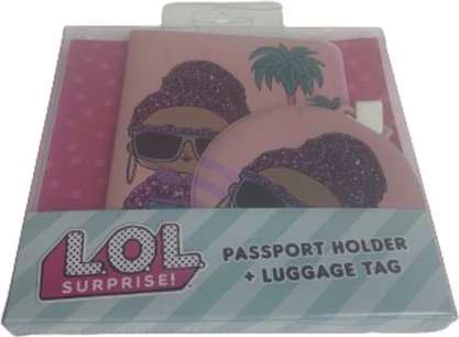 Paspoort houder Palm - Bagage Label - Lichtroze - Reizen - Koffer - Vliegen - Rond Paspoort houder Palm - Bagage Label - Lichtroze - Reizen - Koffer - Vliegen - Rond