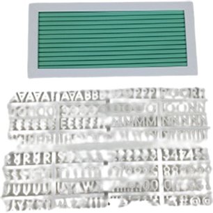 Letterbord Live In The Moment - Groen/Wit - 10 x 21 cm - Kamer - Decoratie Letterbord Live In The Moment - Groen/Wit - 10 x 21 cm - Kamer - Decoratie