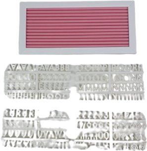 Letterbord Live In The Moment - Roze/Wit - 10 x 21 cm - Kamer - Decoratie Letterbord Live In The Moment - Roze/Wit - 10 x 21 cm - Kamer - Decoratie