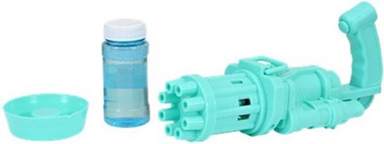 Bellenblaas pistool "Bubble Cannon" - Turquoise - Kunststof - Vanaf 3 jaar - Speelgoed - Bellenblaas - Bubbels - Waterpistool - Fortnite - Battle Royale - Mini gun Bellenblaas pistool "Bubble Cannon" - Turquoise - Kunststof - Vanaf 3 jaar - Speelgoed - Bellenblaas - Bubbels - Waterpistool - Fortnite - Battle Royale - Mini gun
