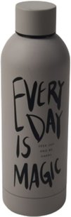 Thermofles RAYYAN "Everyday Is Magic" - Antraciet - Metaal - 500 ml - Drinken - Waterfles - Thermoskan - Thermosfles - Fles Thermofles RAYYAN "Everyday Is Magic" - Antraciet - Metaal - 500 ml - Drinken - Waterfles - Thermoskan - Thermosfles - Fles