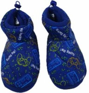 Pantoffels - Blauw - Game on - Maat 30/31