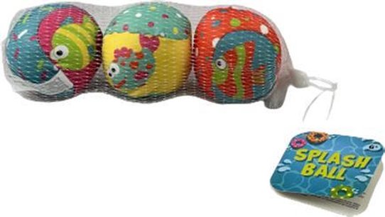 Splash water ballen vissen - Multicolor - Vang en werp waterspel - Set van 3 Splash water ballen vissen - Multicolor - Vang en werp waterspel - Set van 3