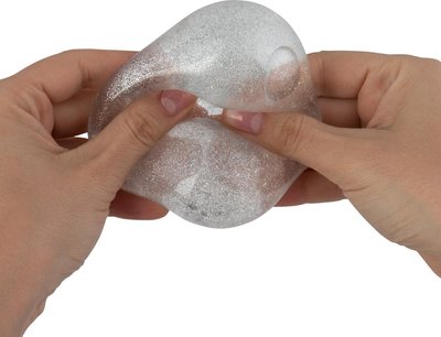 Odditeezâ„¢ Slimiballz Mega - Zilver Odditeezâ„¢ Slimiballz Mega - Zilver