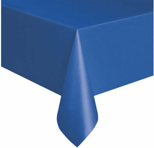 Tafelkleed BRYN - Blauw - Kunststof - 137 x 274 cm Tafelkleed BRYN - Blauw - Kunststof - 137 x 274 cm