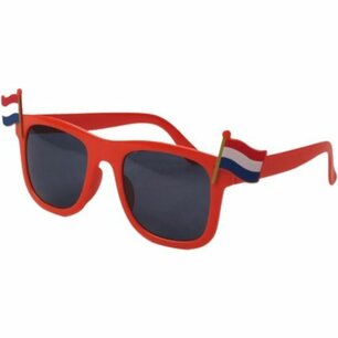 Oranje Bril Holland Met Vlaggentjes