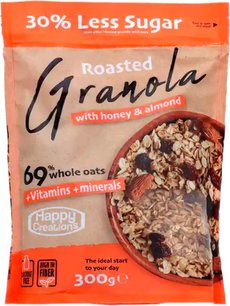 Geroosterde Granola - Honing / Noten - Set van 2 zakken - Superfood - 300 gram - Minder Suiker - Healthy Lifestyle - Ontbijt Muesli Geroosterde Granola - Honing / Noten - Set van 2 zakken - Superfood - 300 gram - Minder Suiker - Healthy Lifestyle - Ontbijt Muesli