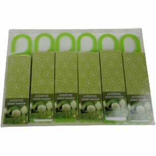 Geurhanger - Jasmijn - Groen - Auto / Kast Luchtverfrisser - Set van 12 Geurhanger - Jasmijn - Groen - Auto / Kast Luchtverfrisser - Set van 12
