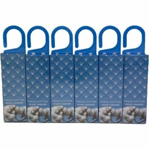 Geurhanger - Cotton - Blauw - Auto / Kast Luchtverfrisser - Set van 12 Geurhanger - Cotton - Blauw - Auto / Kast Luchtverfrisser - Set van 12
