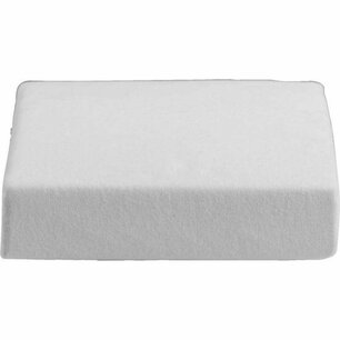 Molton hoeslaken - Wit - 140 x 200 - 2 persoons