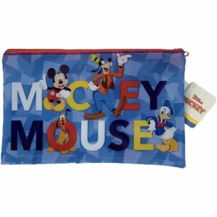 Disney Etui Mickey Mouse - 24x15cm - Blauw Disney Etui Mickey Mouse - 24x15cm - Blauw