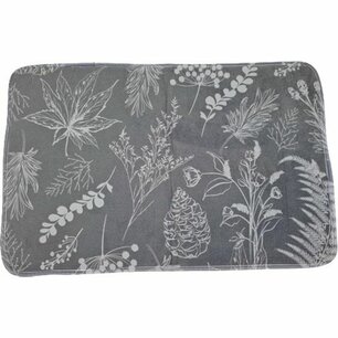 Badmat MARTY - Grijs - 100% Polyester - 45 x 70cm Badmat MARTY - Grijs - 100% Polyester - 45 x 70cm